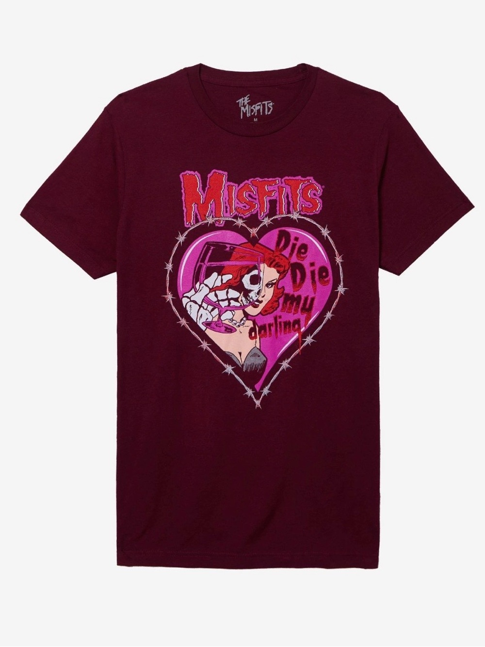 Hot Topic Misfits Die My Darling Heart T-Shirt